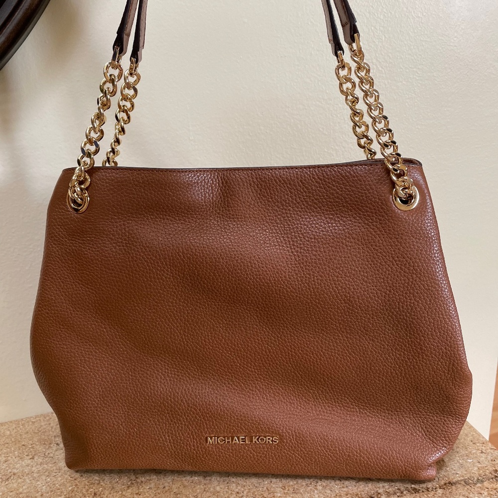 Michael Kors large Jet Set shoulder tote NEW